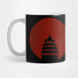 Japanese temple Mug